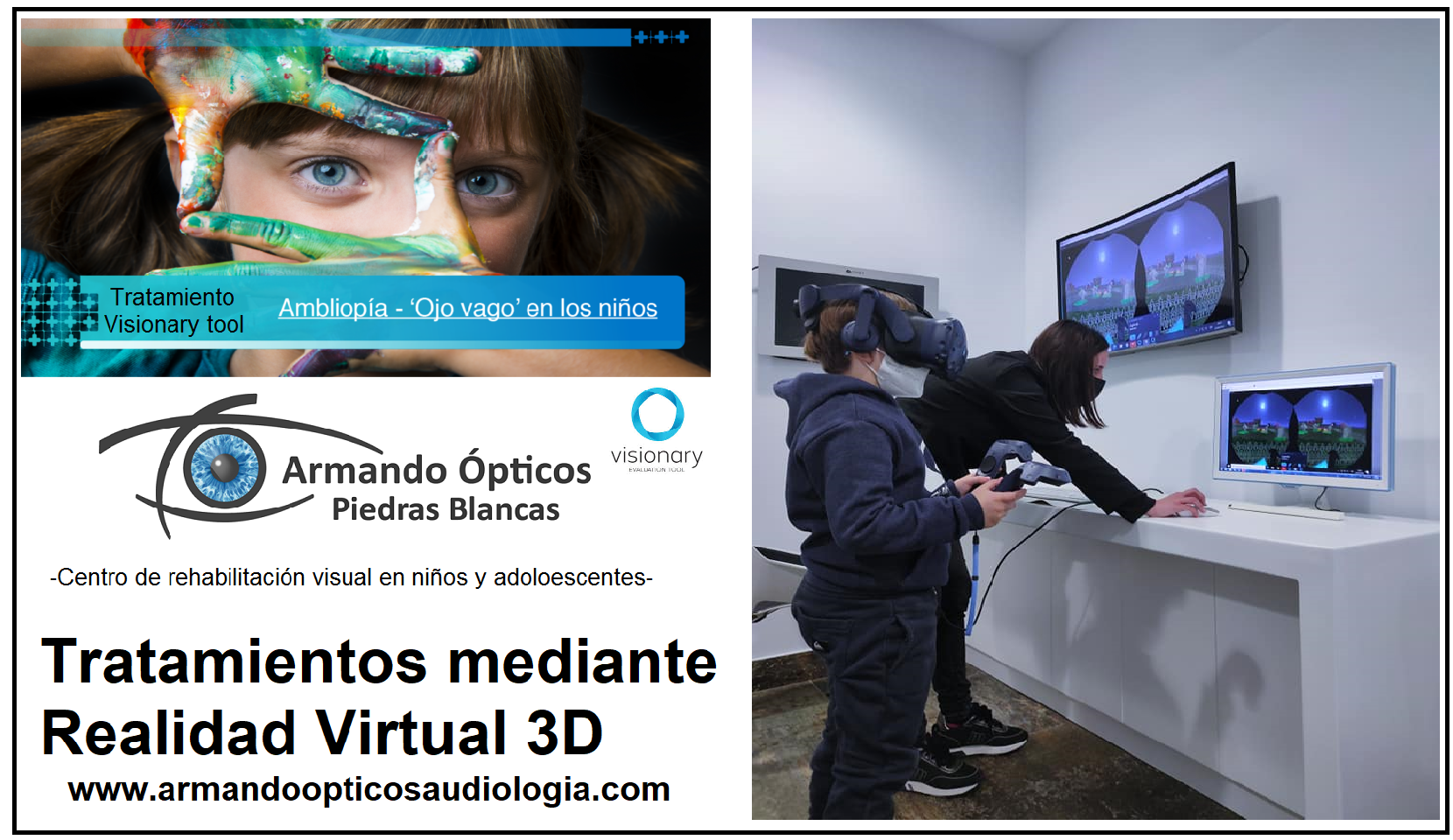 terapia visual mediante realidad virtual